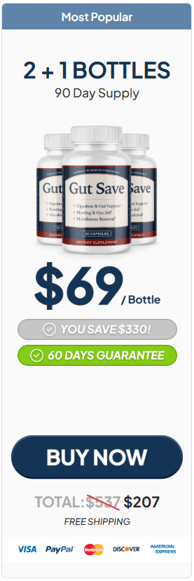 Order GutSave 3 Bottles